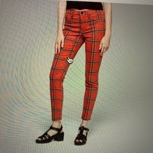 Wild Fable tartan plaid skinny jeans